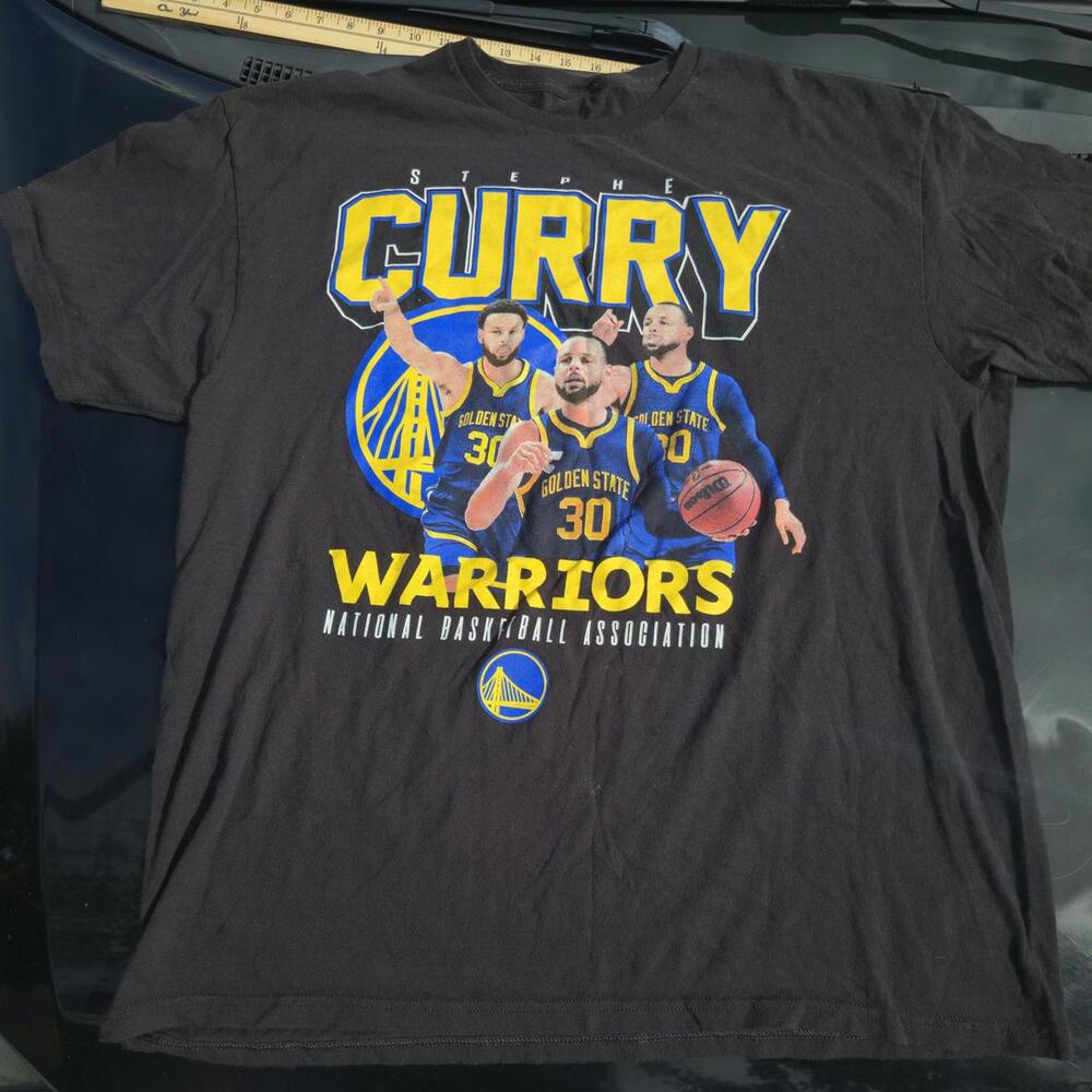 Stephen Curry Golden State Warriors Black Graphic T-Shirt XL